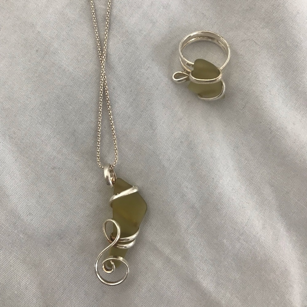 Necklace and ring (size 5.5)